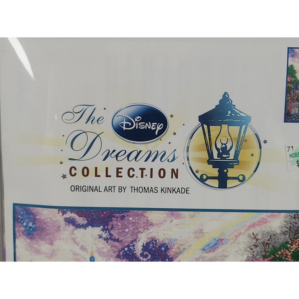 Vtg Disney Dreams Kinkade Cinderella Wishes Upon Dream Cross Stitch Kit 52503 - Picture 3 of 7